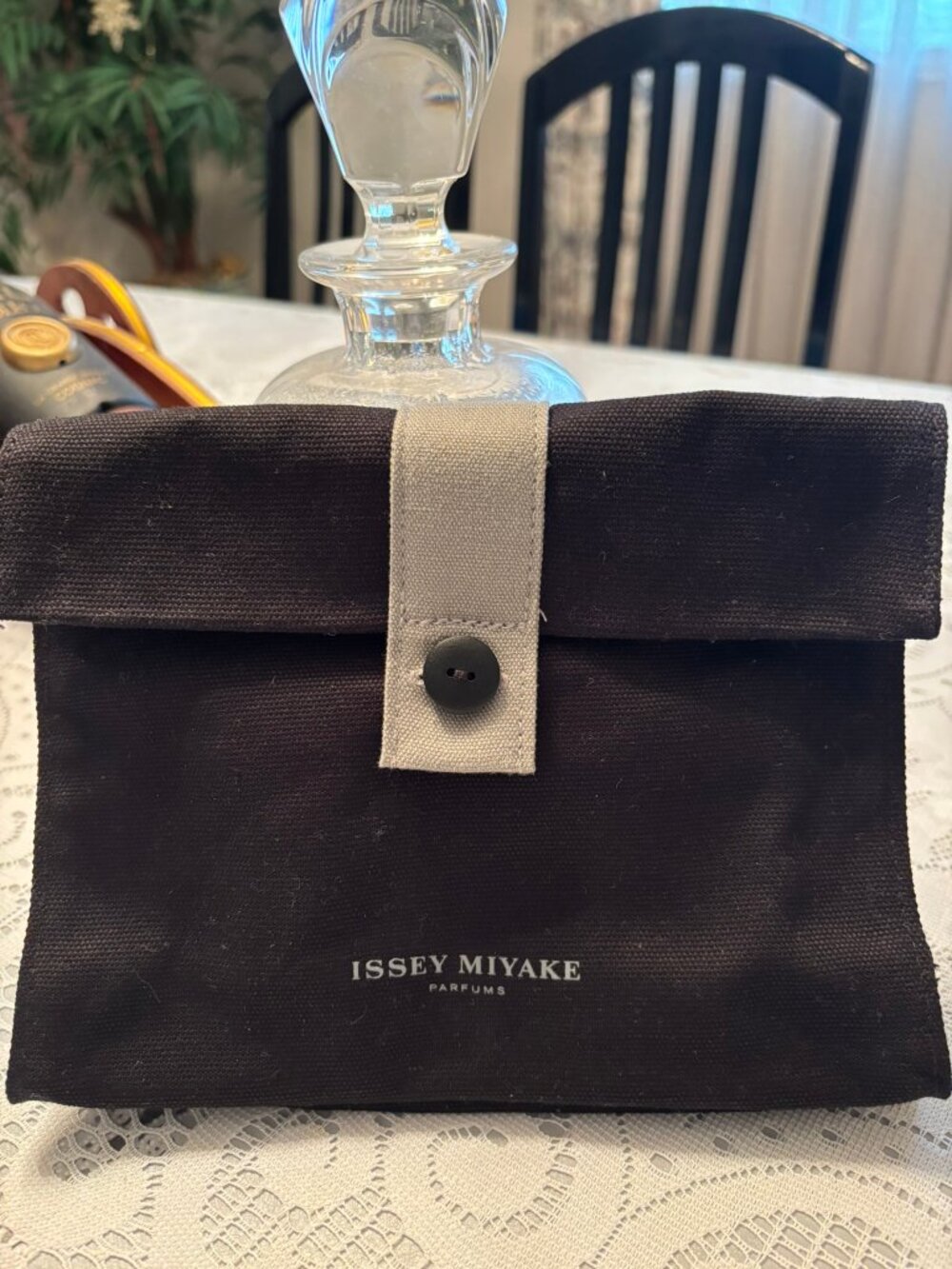 Limited Issey Miyake Canvas Tech Clutch / Utility Pouch